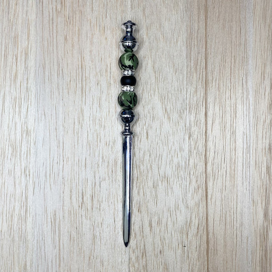 Green Camouflage Letter Opener