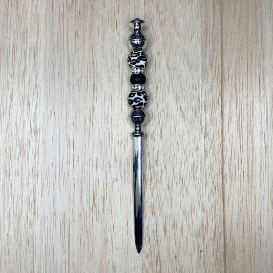 White Leopard Letter Opener