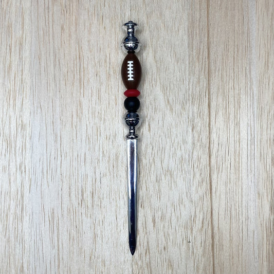 Red & Black Football Letter Opener