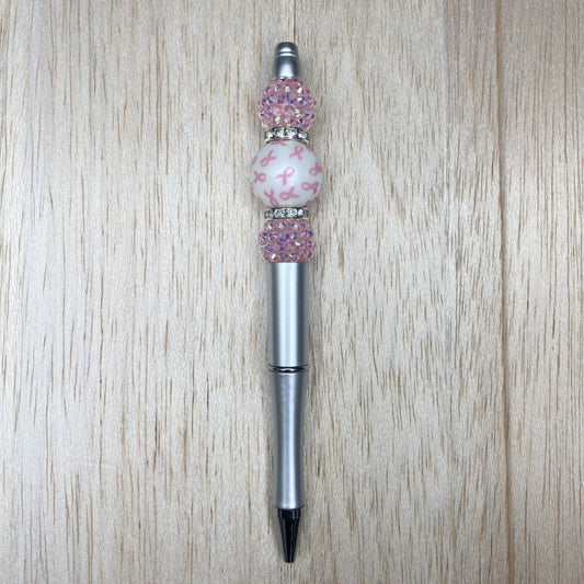 Pink Bling Ribbon Pen